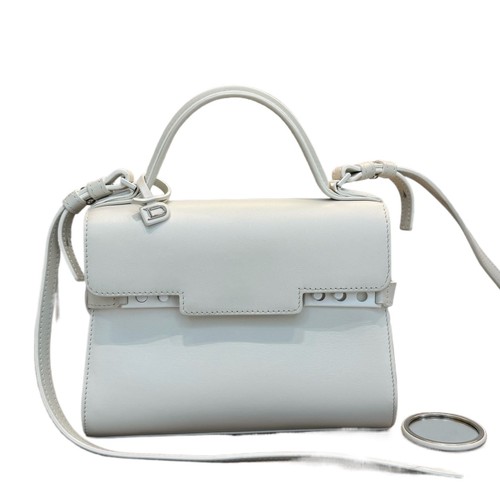 Vintage Delvaux Tempête PM Leather Top Handle Bag White Silver-Tone eBay AG