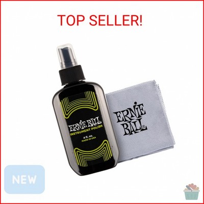 Ernie Ball Instrument Polish with Microfiber Polish Cloth (P04222)
