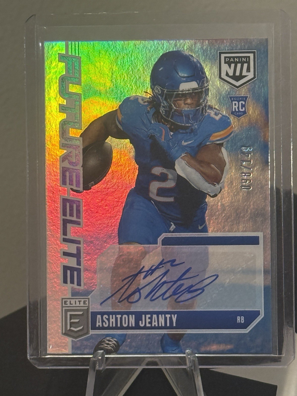 2025 Donruss Elite Football Ashton Jeanty RC Future Elite NIL Auto #/149 #FE-AJY