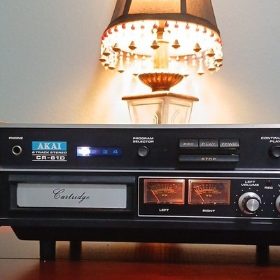 AKAI 8トラックデッキ　CR-81D Akai Cr-81d Stereo 8 Track Tape Player Recorder for sale online | eBay