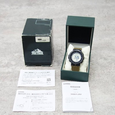 CASIO PROTREK PRO TREK PRG-30 TOUGH SOLAR men Quartz  Watch Japan w/box - Rank B