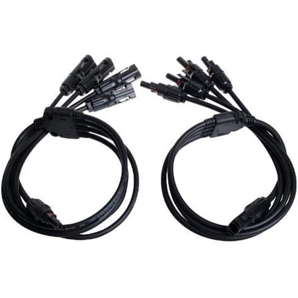 Solar Panel Y Connector Pair MFFFF FMMMM Parallel Branch Adapter 400WKit Durable