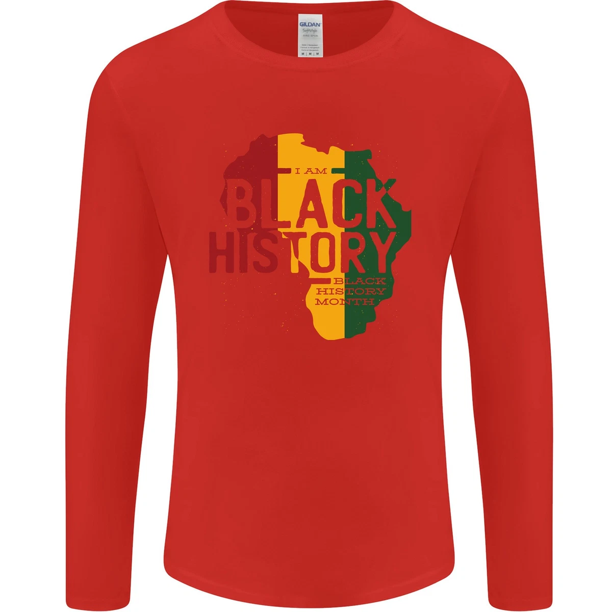 Africano Negro Historia Mes Vive Matter Juneteenth Hombre Camiseta Manga Larga