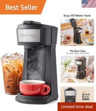 Versatile Iced/Hot Coffee Maker - K-Cup & Gro...