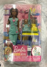 Barbie You Can Be Anything Baby Doctor Brunette Doll Playset-NIP  FREE S H