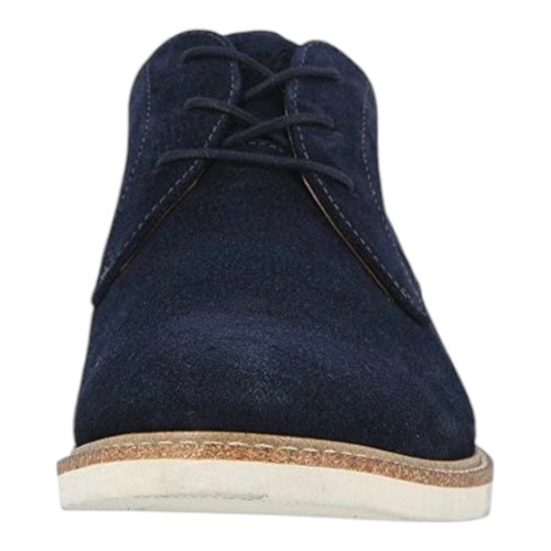 Florsheim HIGHLAND Plain Toe Oxford Men’s Size 8.5 Color Navy Blue Suede New Box - Picture 8 of 19