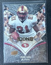 2008 Upper Deck Icons Frank Gore #84 San Francisco 49ers Football NFL Card
