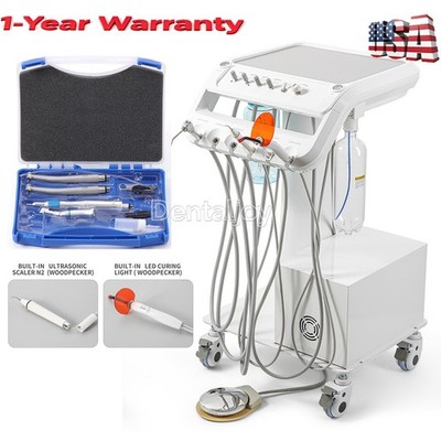 Dental unidad móvil de entrega de succión compresor de aire 4 Holes /Handpiece