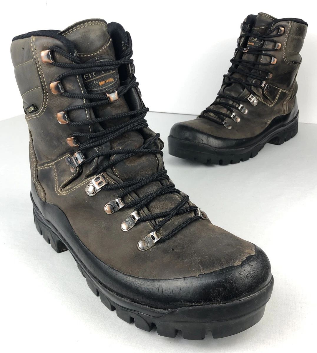 Meindl Men’s Size 10.5 Haferlschuhe Echt Grubengerbung Boots Vintage Vintage Meindl Mountaineering Boots EU 43 | US 10 Rough Out  main image 4