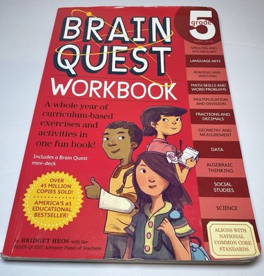 Brain Quest Workbooks Ser: 5th Grade by Bridget Heos One Year Of Curriculum