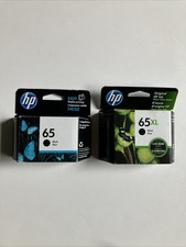 Lot 2 Brand New HP 65 65XL Black Ink Cartridges Genuine OEM  EXP 2019  2020