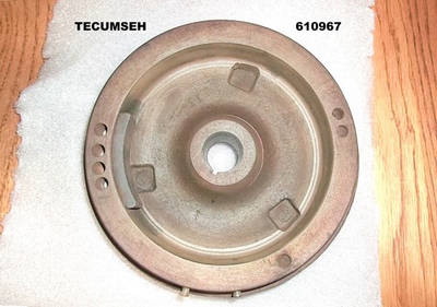 #ad #ad TECUMSEH FLYWHEEL 610967 USES THE 610965 STATOR PLATE OH140 OH160 HH120 ENGINES $89.99