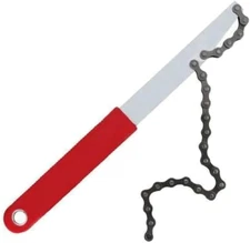 Bicycle Chain Whip BMX Cycling Wheel Sprocket  Remover Tool (Red)