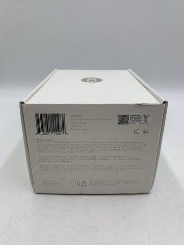 SimpliSafe SSCM2 HD 1080p SimpliCam Indoor Wireless Security Camera Black New - Picture 2 of 7