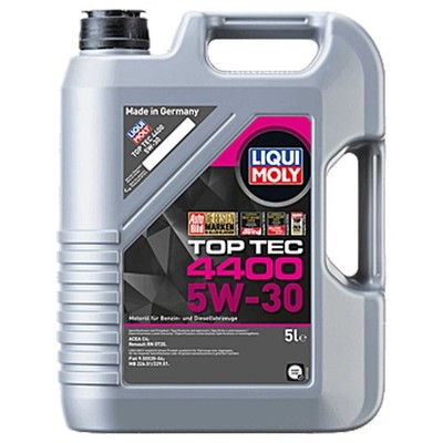 Motoröl Top Tec 4400 5W-30 LIQUI MOLY 5 Liter für Dacia Dodge Fiat Jeep Nissan 