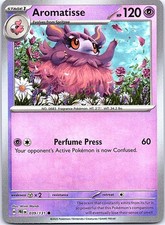 Aromatisse Poke Ball Pattern Holo Prismatic Evolutions 039/131 Common NM Pokemon