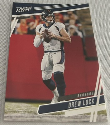 2020 Panini Prestige Football Drew Lock Denver Broncos base card #30