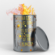 Bidone Fuoco Oggi | Focolare Personalizzato | Regalo Matrimonio Famiglia