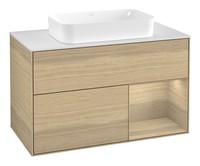 Villeroy & Boch Finion Waschbeckenunterschrank FüR Becken Mittig Regal Rechts...