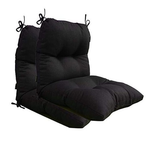 Outdoor Indoor High Back Chair Tufted Cushions Comfort Replacement Patio