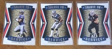 2017 Donruss Salute to Service Insert - Darren Woodson + Steve Smith Sr. + Celek