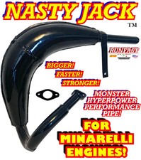 2-Stroke motorized bike POWER PIPE FOR MINARELLI kits POWER Expansion Chamber