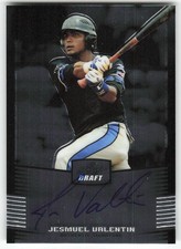 2012 Leaf Metal Draft #BA-JV1 Jesmuel Valentin BASEBALL Los Angeles Dodgers