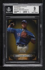 2012 Bowman Sterling Prospects Gold Refractor 11/50 Jurickson Profar BGS 9 4d3