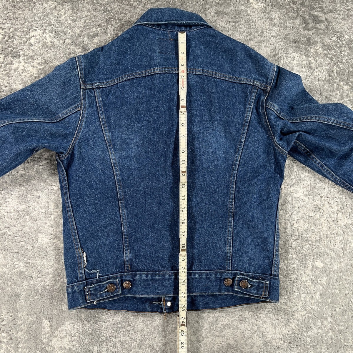 Vintage Levis Denim Jacket Mens 38 Blue Trucker 80s Made In USA