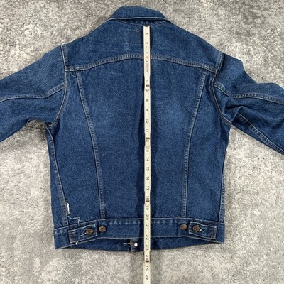 Vintage Levis Denim Jacket Mens 38 Blue Trucker 80s Made In USA