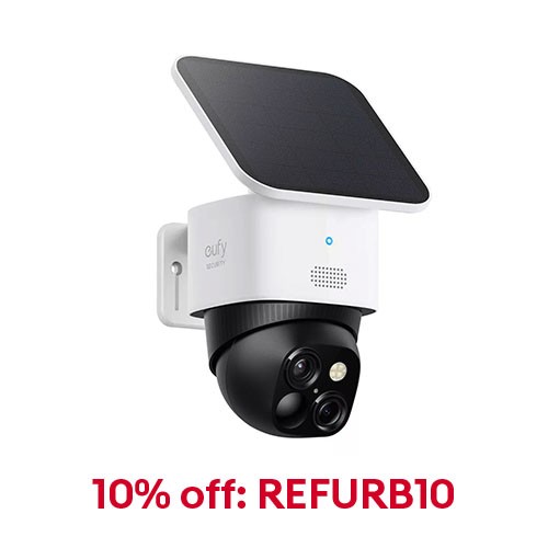 eufy SoloCam S3 Solar Wireless Security Camera 360°PTZ 3K Dual-Cam Night Vision