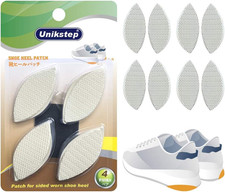 4 Pairs Shoe Heel Repair Plates Taps, Sneaker Heel Single Side Worn Rubber Patch