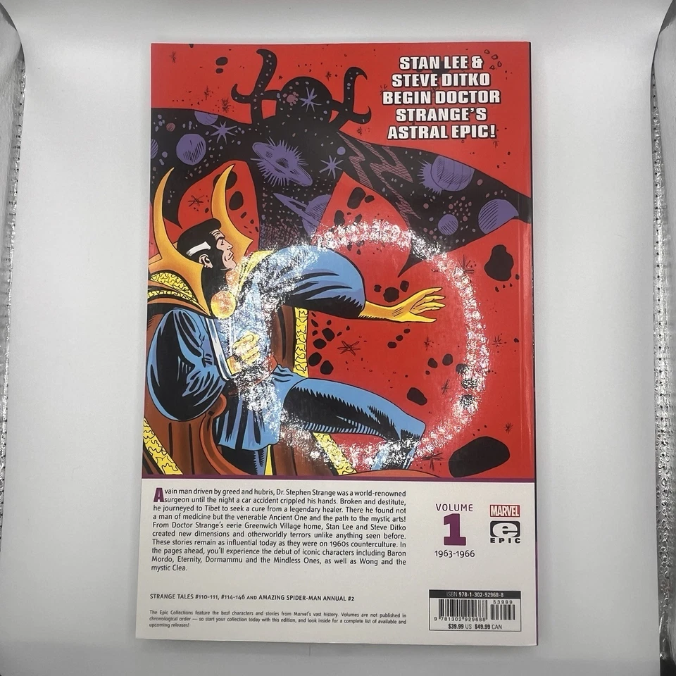 Doctor Strange Epic Collection V 1 Master Mystic Arts Ditko Marvel Graphic Novel - Image 2 of 4