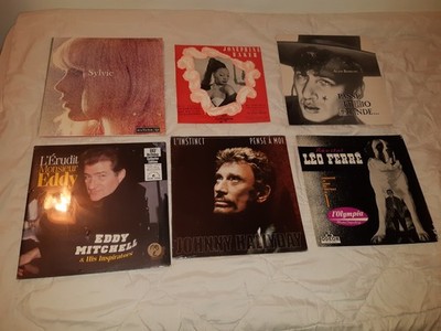 Set von 36 Lp x 33 T Vinyl französisches Lied von gutem bis sehr gutem Zustand 
