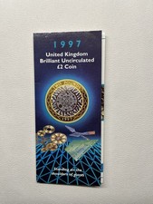 1997 Technology £2 Coin Two Pound Uncirculated BUNC Pack Royal Mint - 009.