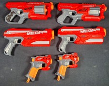 Nerf Mega Bundle Of 6 Guns All Tested And Working 