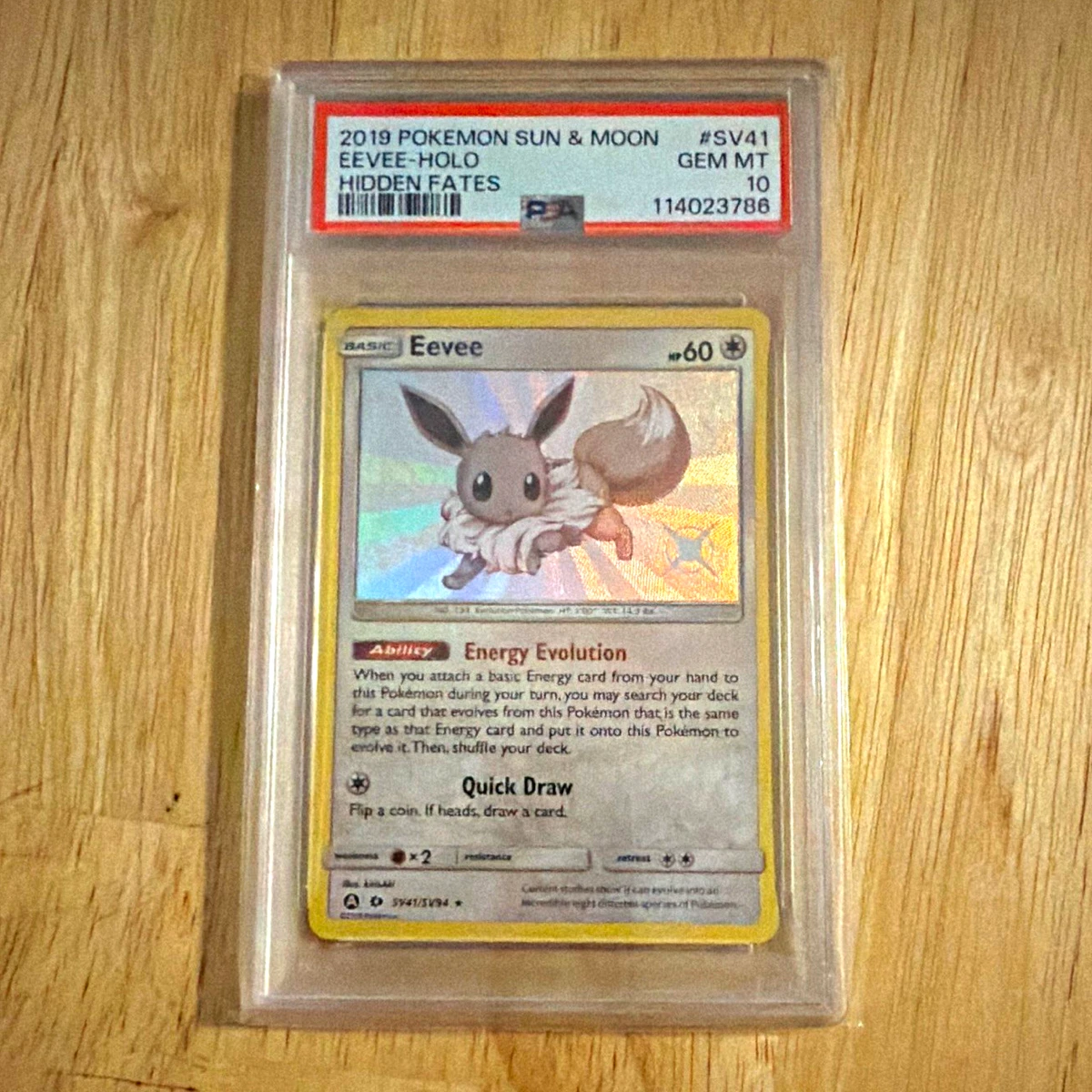 25+ Pokémon TCG Eevee Grade 10 Individual Collectible Card Game