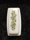 Vintage Pyrex Crazy Daisy Spring Blossom Butter Dish Base & Lid