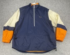 VTG Y2K Nike Windbreaker Youth Med 8-10 Spell Out Windbreaker Colorblock 90s