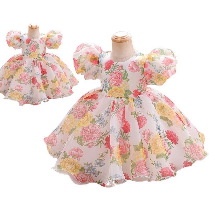 Bebé Niña Vestido Flor Niños Vestidos de Boda Vestidos de Baile Noche Fiesta Ropa Frocks