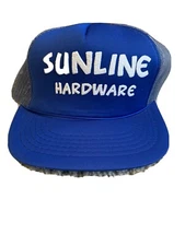 Vintage Sunline Hardware Snapback Trucker Hat Mesh