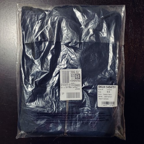 NEW Lands' End Little Kids Unisex Zip Front Hoodie Sweatshirt Navy Blue Size S 4 - Picture 7 of 7