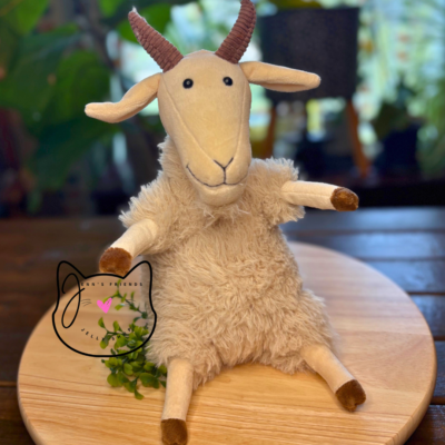 Jellycat GINNY GOAT New BNWT RETIRED Soft Plush Toy RARE & HTF