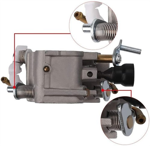 Carburettor For Husqvarna 435 440 435E 440E Zama C1T-EL41A CS410 CS2240 - Zdjęcie 10 z 11