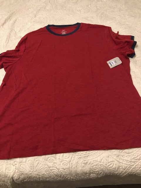 ◆TRAVEL Velour Line Tape Ringer Tshirt/3色◆ Men's Ringer Tee Shirt, GEORGE .. 2XL White or 3XL Red | eBay