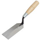 W Rose Margin Trowel 5" Blade w/Wood Handle