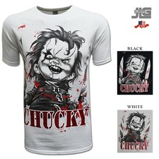 NUEVA Camiseta Chucky Terror Comedia Película Adulto Camiseta Tiempo de Juego Hombres Mujeres Gráfico