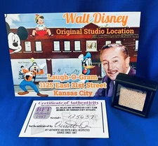Walt Disney Original Studio Laugh-O-Gram Wood Artifact 1922 Kansas City