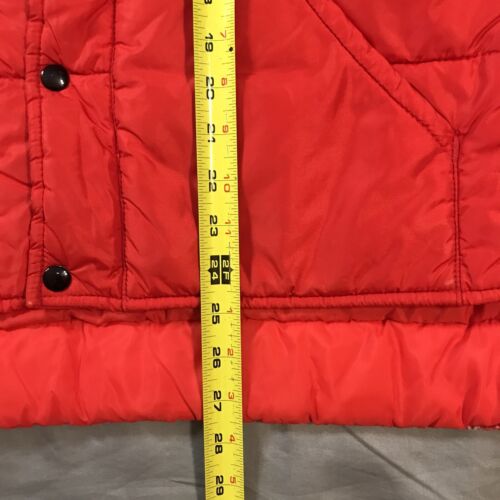 Vintage Toyota Puffer Weste Jacke Herren Medium Rot Racing Rally - Bild 13 von 24