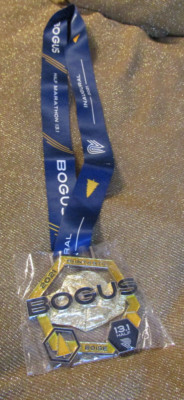 Boise, Idaho ,  2021 BOGUS Runtastic 13.1 Half Inaugural Marathon , NEW ,  RARE